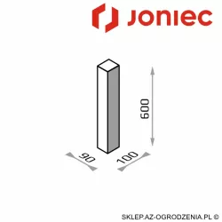 Palisada łupana Joniec MOGIELICA 60MP – stabilność i styl w ogrodzie