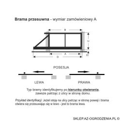 Brama przesuwna ZMI Elegance E01