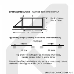 Brama przesuwna Alfen F01