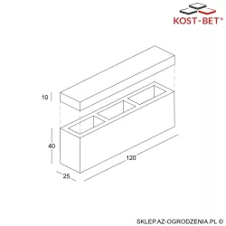 Bloczek Kostbet MAX VISION 120cm