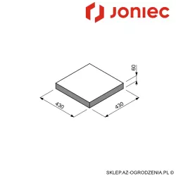 Daszek Joniec Gorc de Luxe CPGSD -  łupany czterostronnie